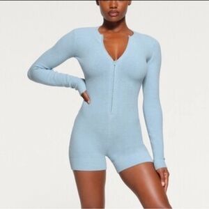 Skims Cozy Onesie Knit Jumpsuit Longsleeve Jumper one piece size X-Small , $86